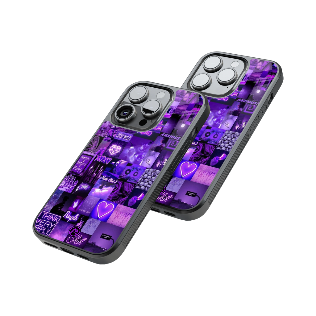 Protective Glass Back Phone Case Compatible with iPhone, Samsung, OnePlus, Pixel & More