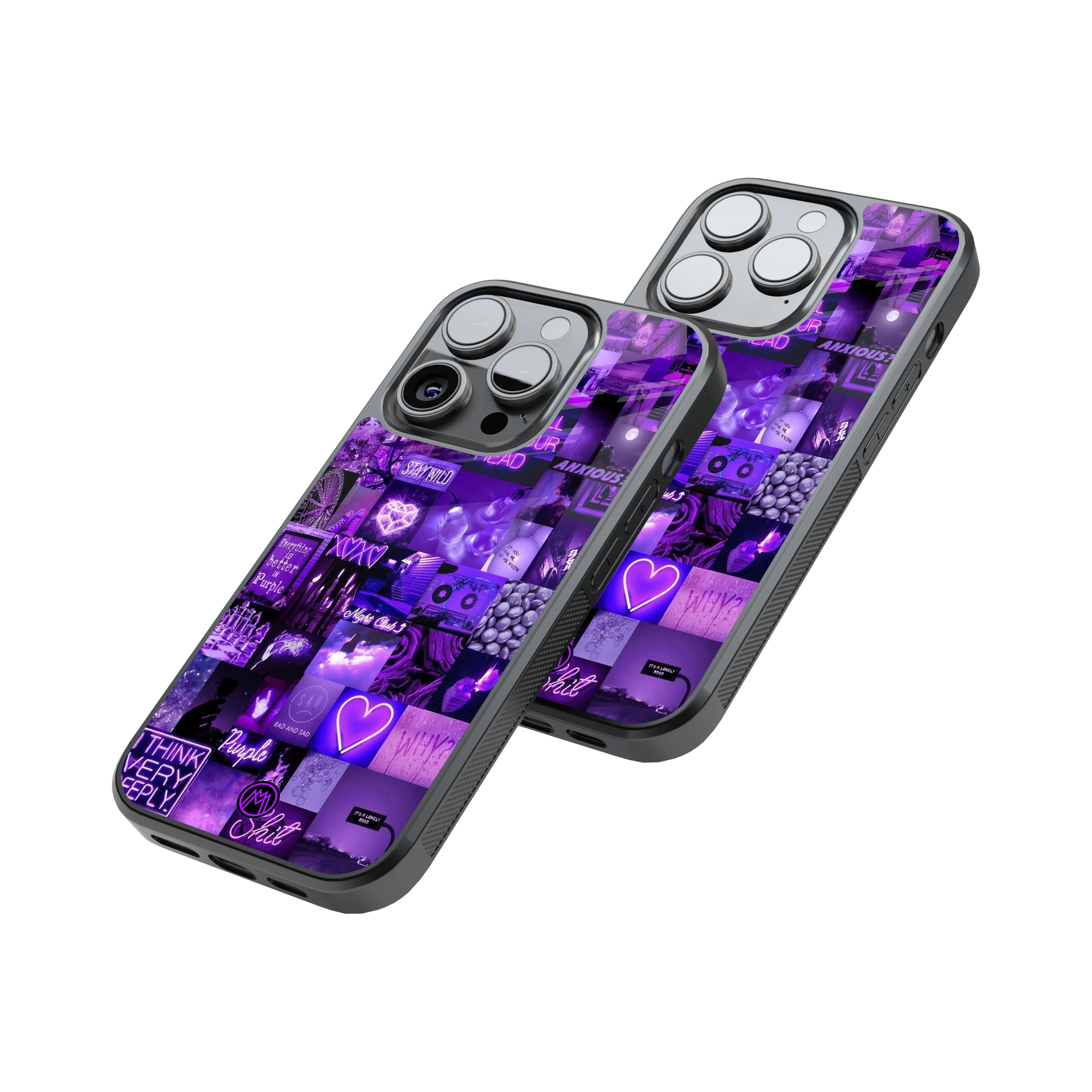 Protective Glass Back Phone Case Compatible with iPhone, Samsung, OnePlus, Pixel & More