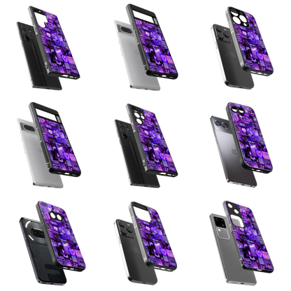 Durable Glass Back Mobile Case for iPhone, Samsung, OnePlus, Google Pixel, Redmi, Vivo, Oppo