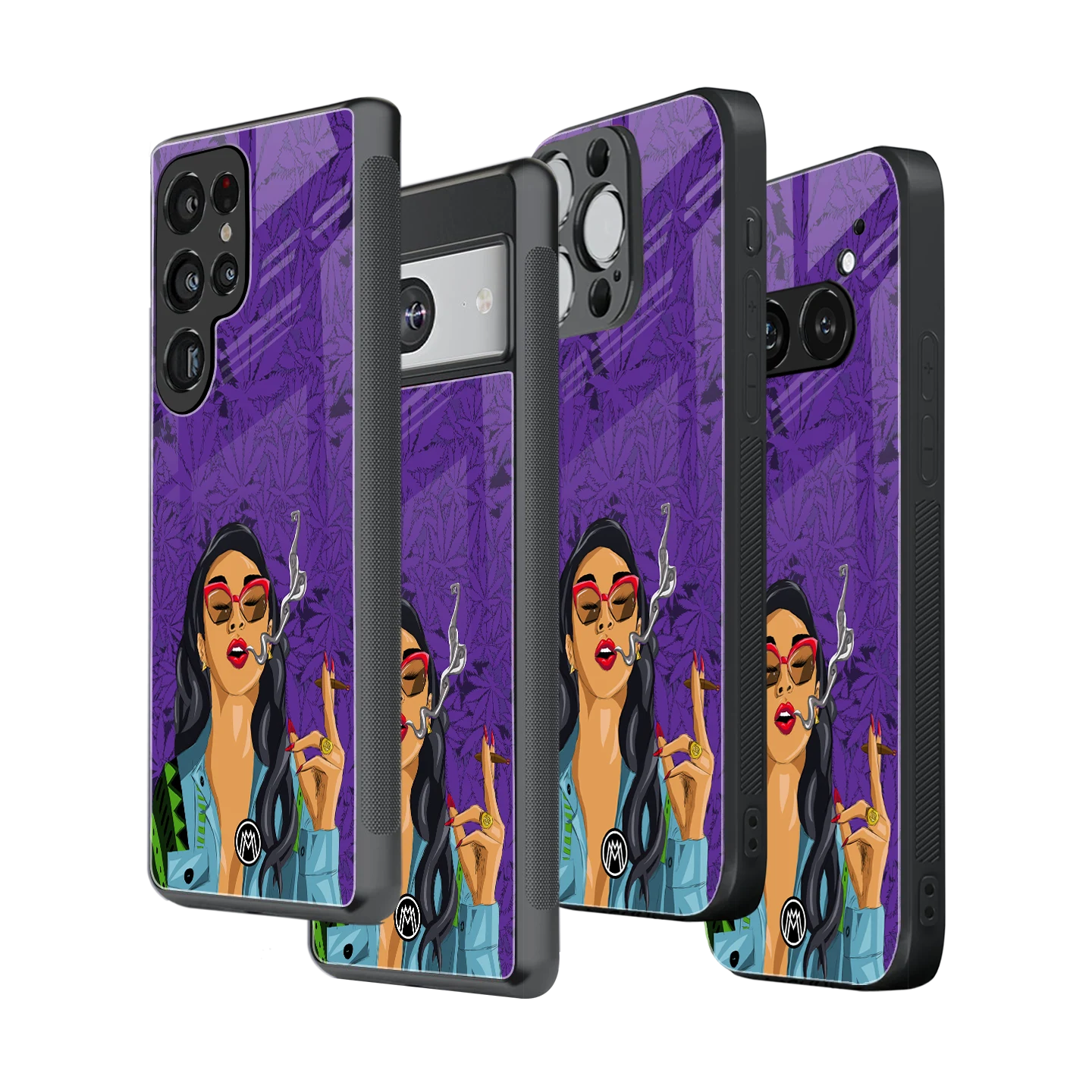 Stylish Glass Back Case for All Smartphones – iPhone, Samsung, OnePlus, Pixel, Redmi, Oppo, Vivo, Motorola