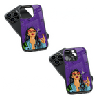 Trendy Glass Back Mobile Case for iPhone, Samsung, Redmi, OnePlus, Google Pixel, Motorola