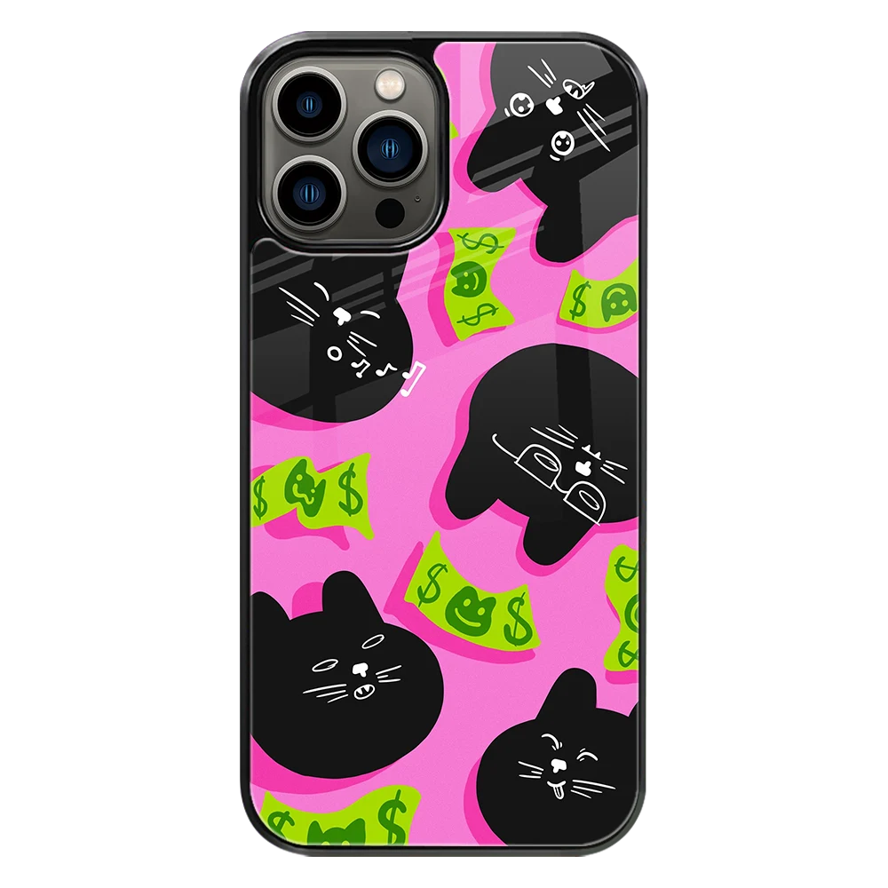 Premium Glass Back Mobile Phone Cover for iPhone, Samsung, OnePlus, Google Pixel, Redmi, Oppo, Vivo & Realme