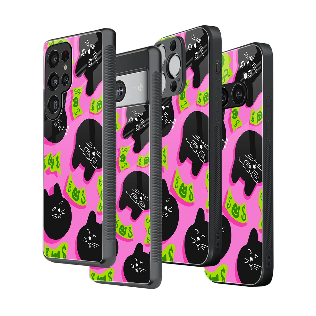 Stylish Glass Back Case for All Smartphones iPhone, Samsung, OnePlus, Pixel, Redmi, Oppo, Vivo, Motorola
