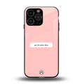 put the phone down back phone cover | glass case for iphone 14 pro max
