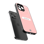 put the phone down back phone cover | glass case for iphone 14 pro max