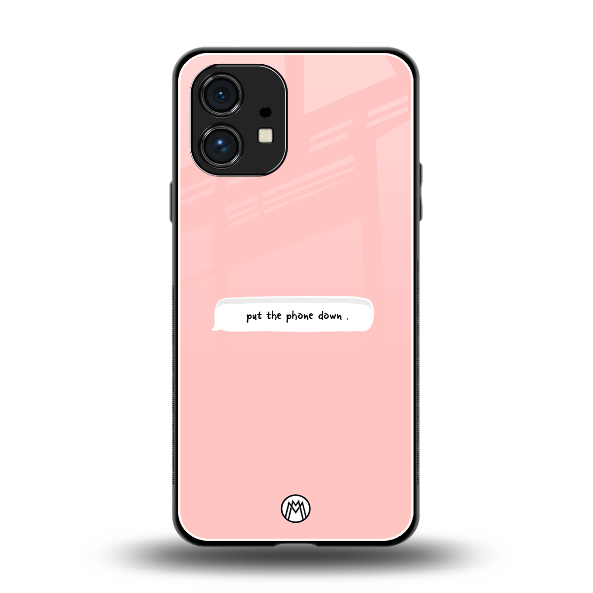 put the phone down back phone cover | glass case for nothing phone 1