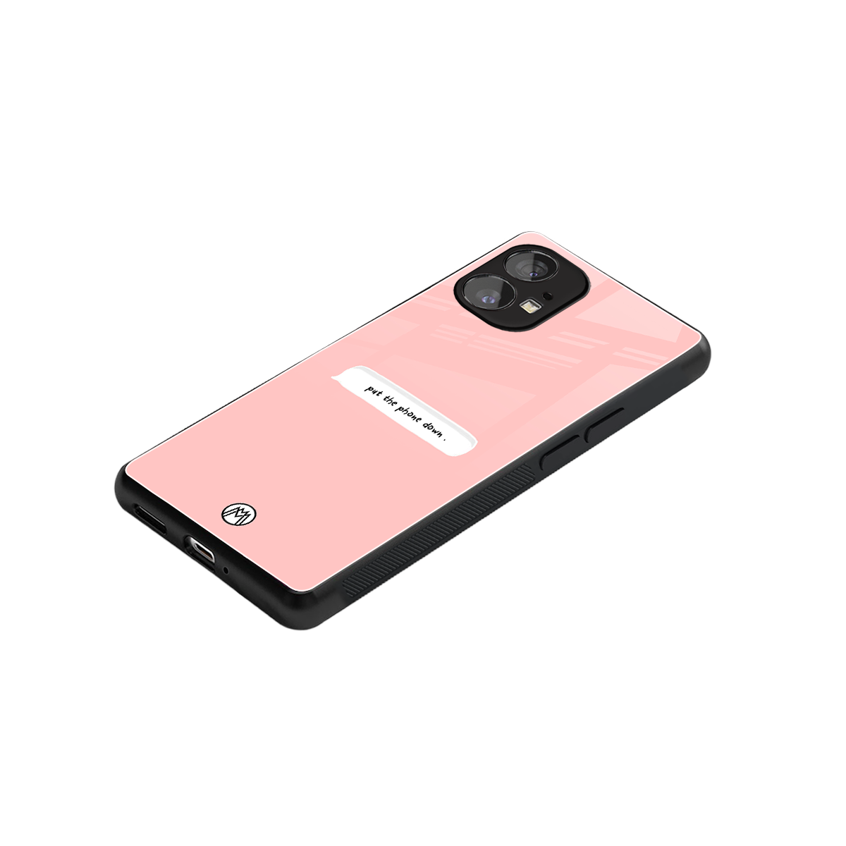 put the phone down back phone cover | glass case for nothing phone 1
