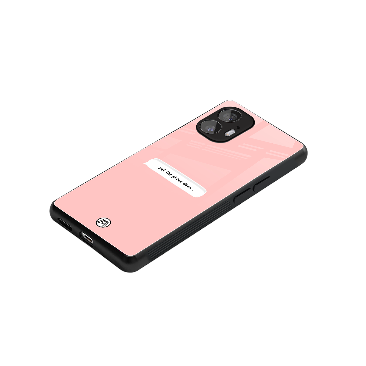 put the phone down back phone cover | glass case for nothing phone 2