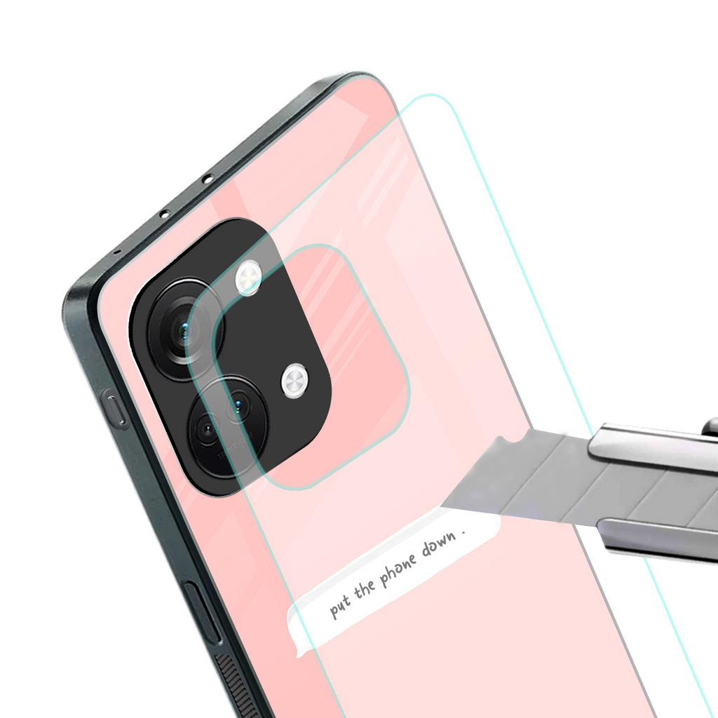 put the phone down back phone cover | glass case for oneplus nord 3