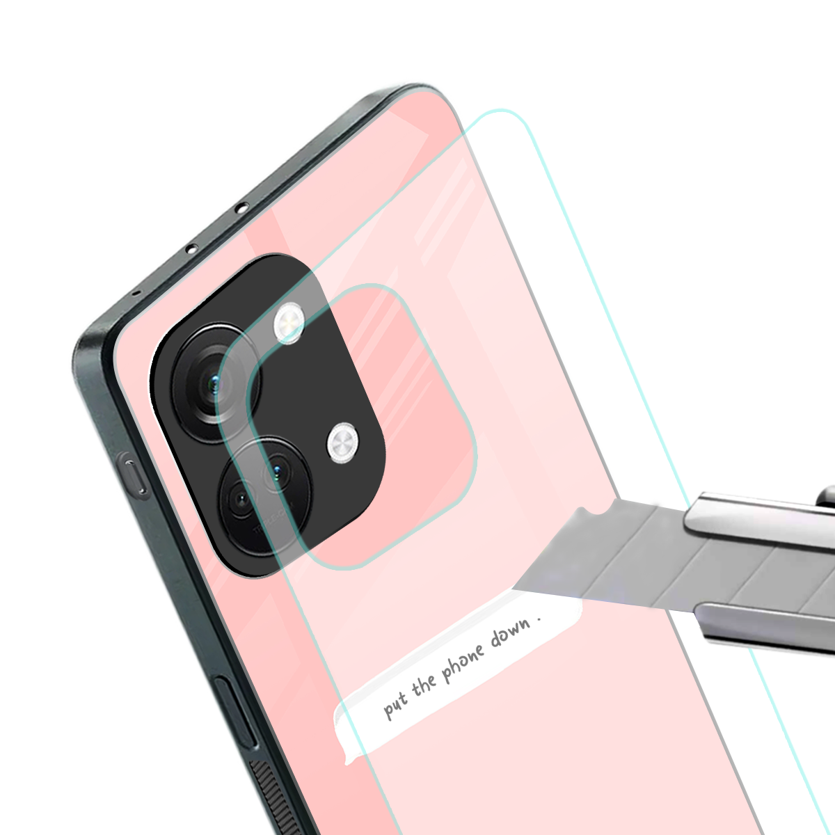 put the phone down back phone cover | glass case for oneplus nord 3