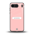 put the phone down back phone cover | glass case for oneplus nord 4
