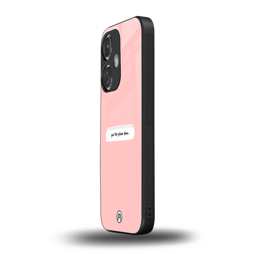 put the phone down back phone cover | glass case for oneplus nord ce 3