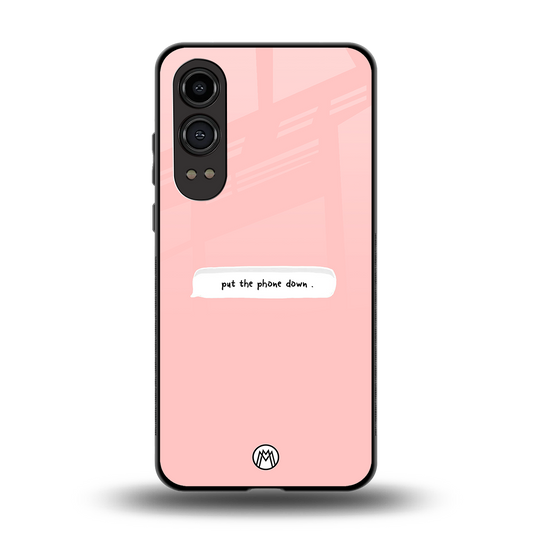put the phone down back phone cover | glass case for oneplus nord ce 4 lite