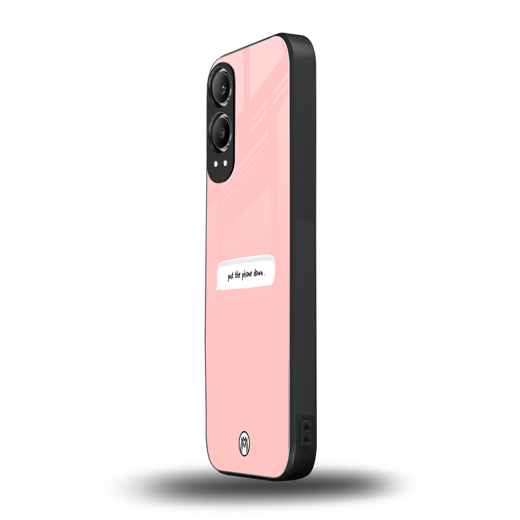 put the phone down back phone cover | glass case for oneplus nord ce 4 lite