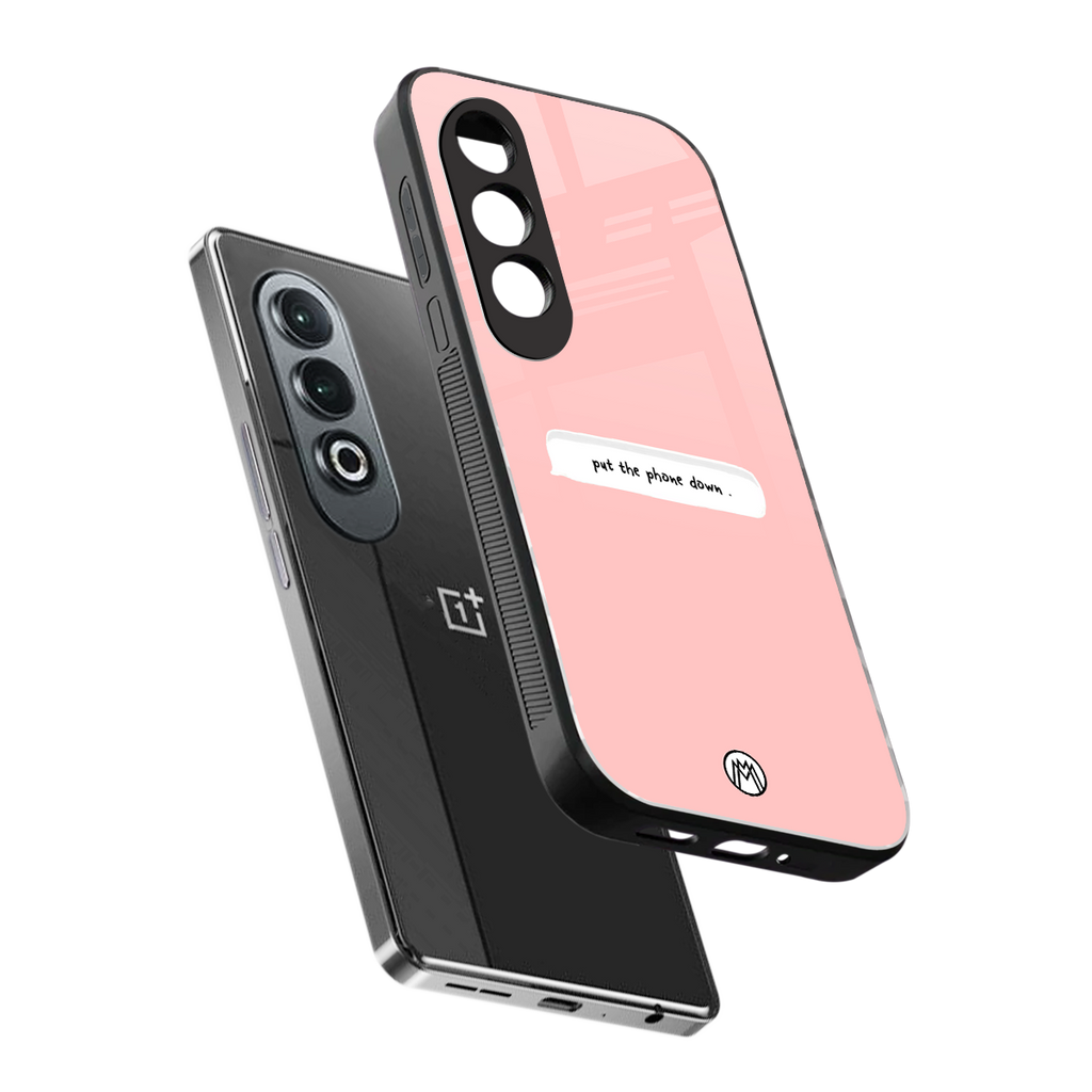 put the phone down back phone cover | glass case for oneplus nord ce 4