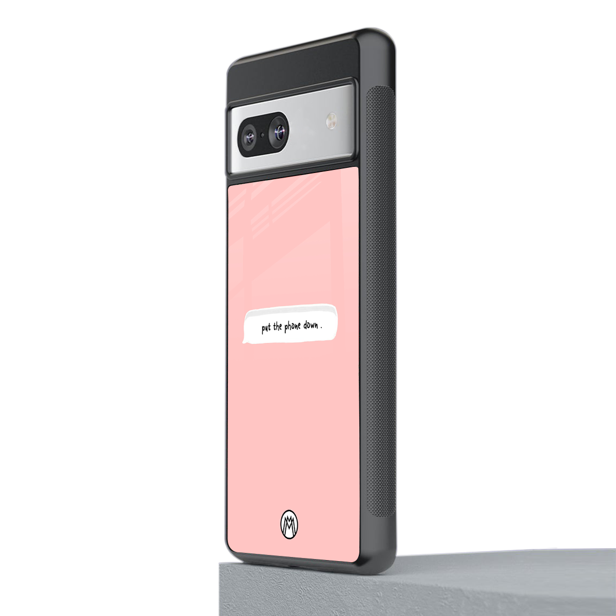 put the phone down back phone cover | glass case for Google Pixel 7