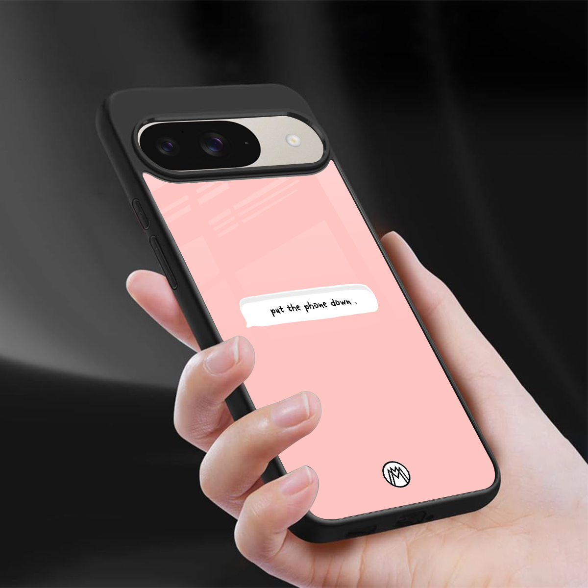 put the phone down back phone cover | glass case for google pixel 9