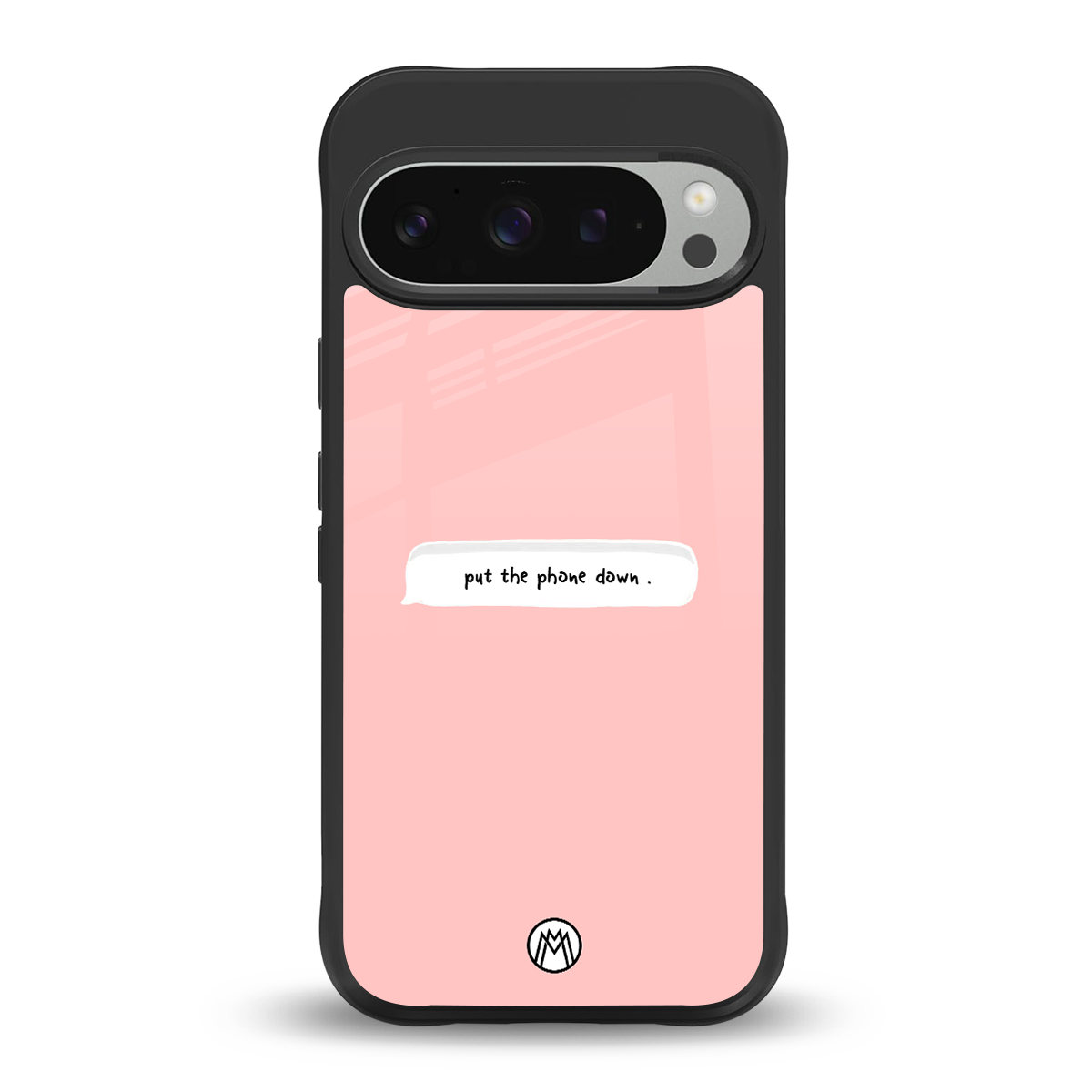 put the phone down back phone cover | glass case for google pixel 9 pro xl
