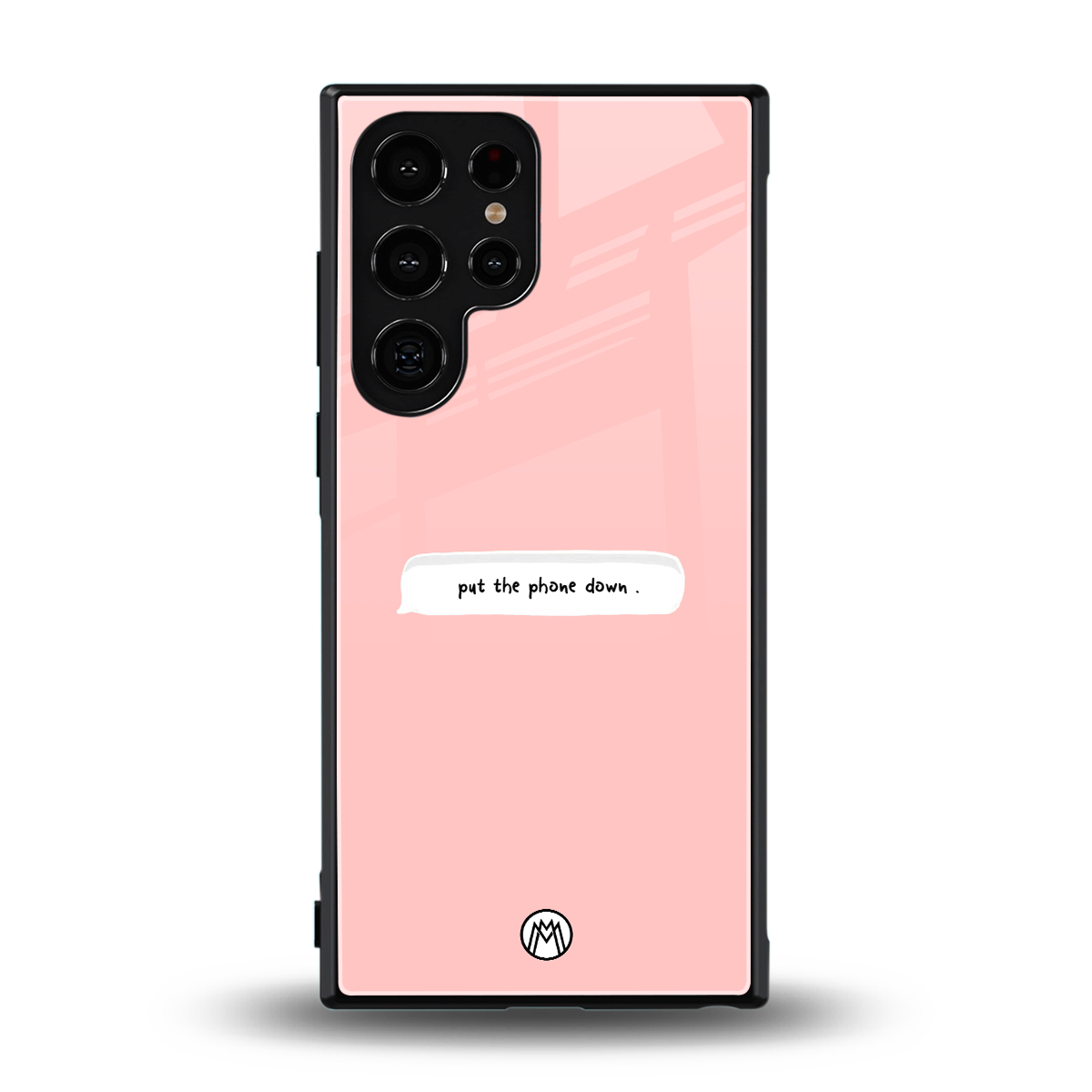 put the phone down back phone cover | glass case for samsung galaxy s23 ultra