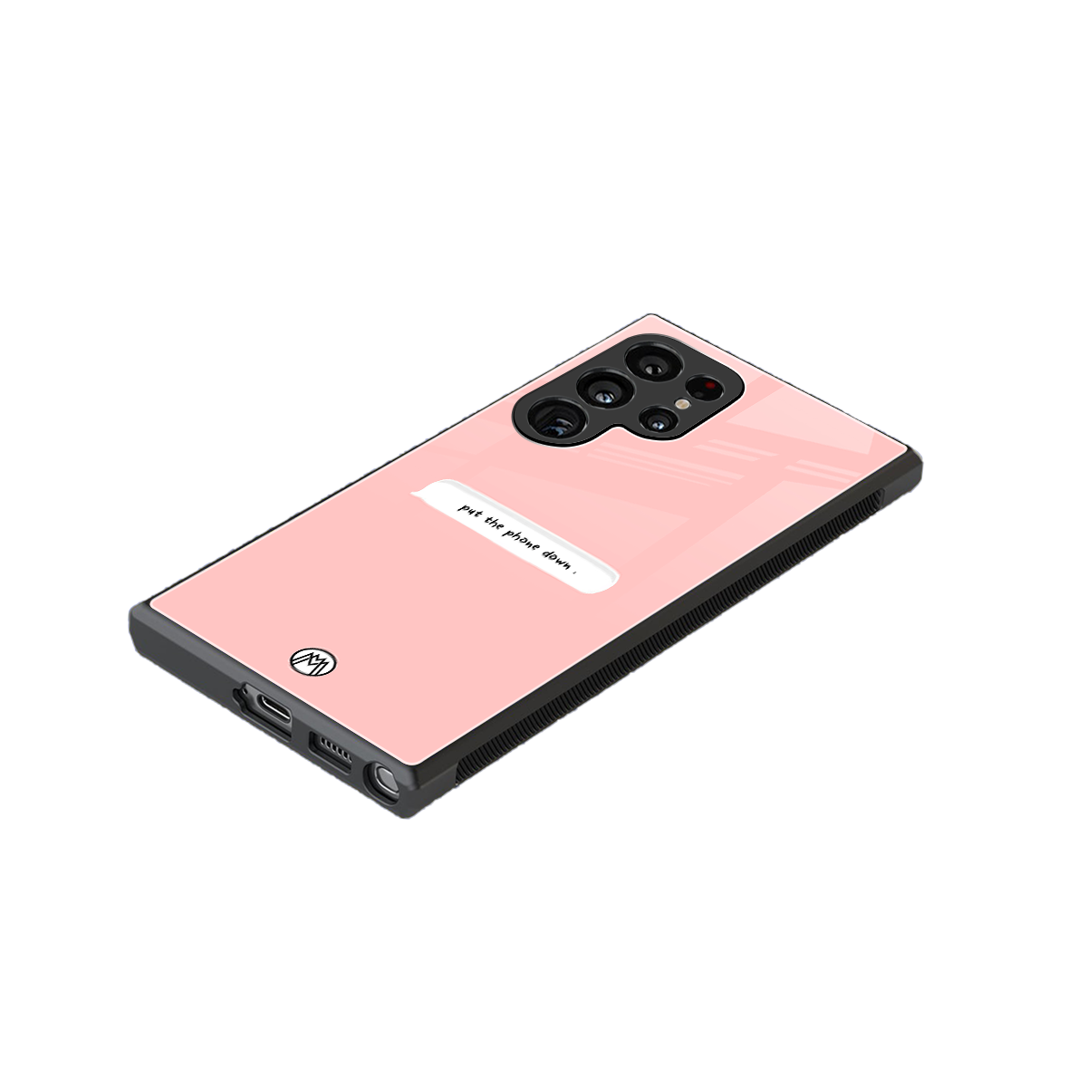 put the phone down back phone cover | glass case for samsung galaxy s23 ultra