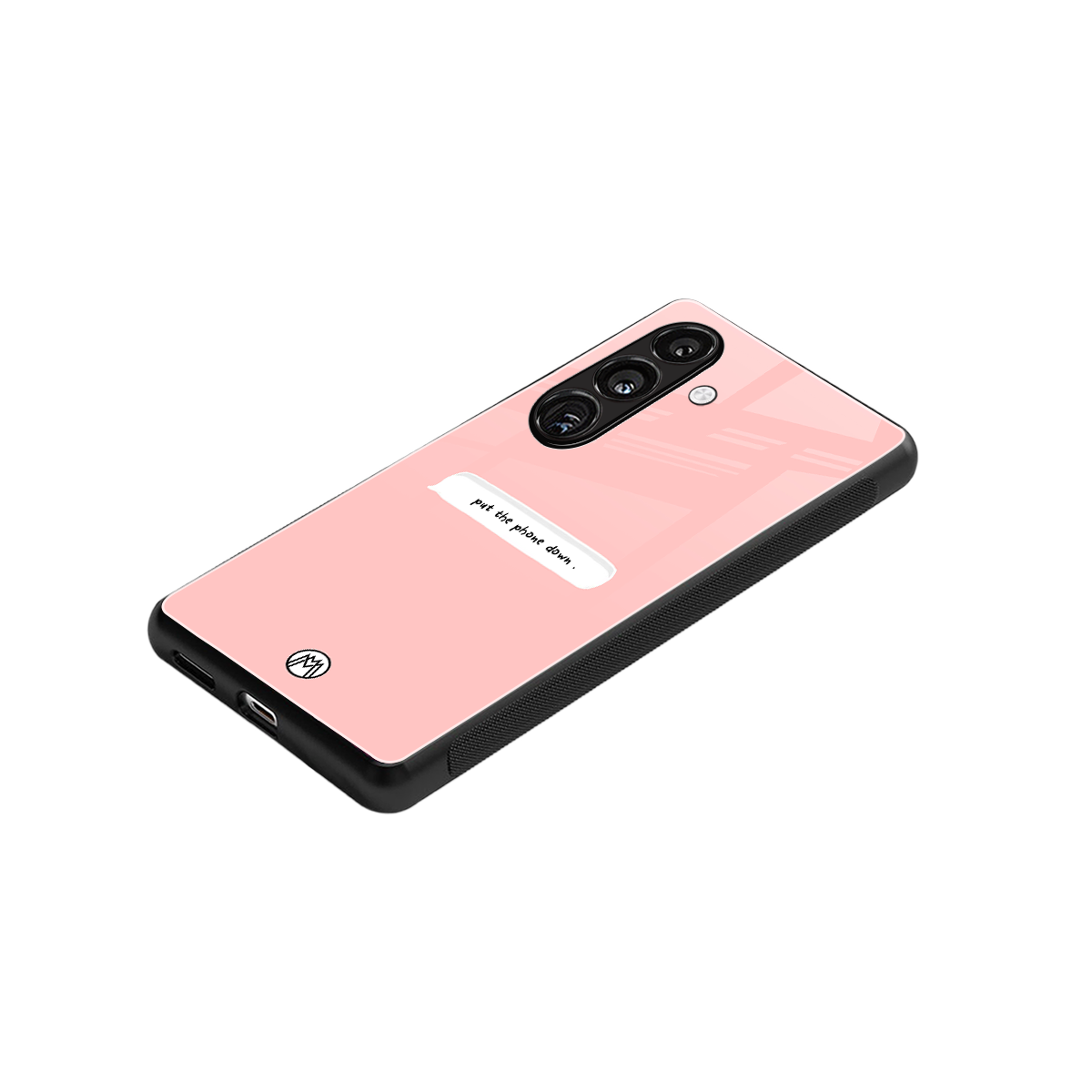 put the phone down back phone cover | glass case for samsung galaxy s25