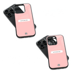 Trendy Glass Back Mobile Case for iPhone, Samsung, Redmi, OnePlus, Google Pixel, Motorola