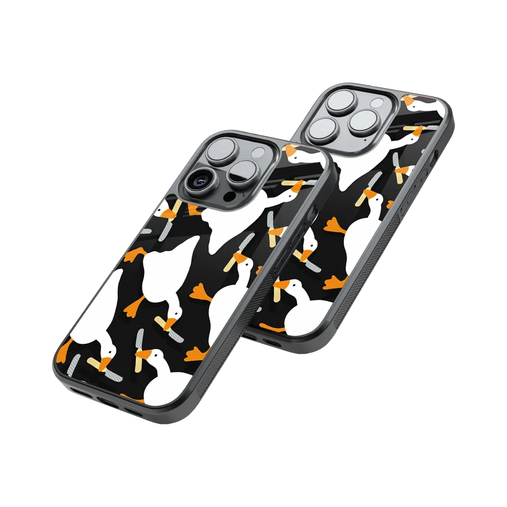 Protective Glass Back Phone Case Compatible with iPhone, Samsung, OnePlus, Pixel & More