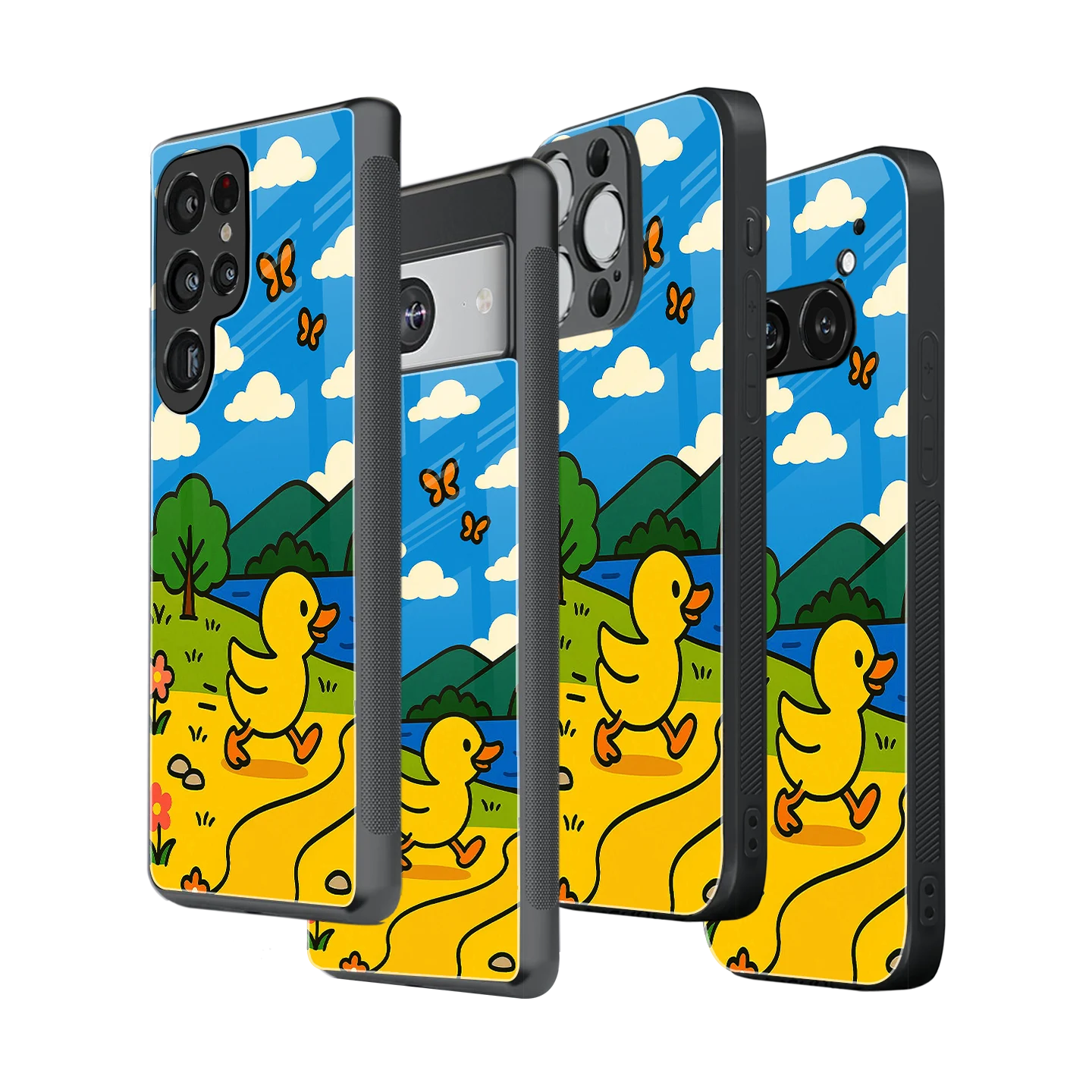 Stylish Glass Back Case for All Smartphones iPhone, Samsung, OnePlus, Pixel, Redmi, Oppo, Vivo, Motorola