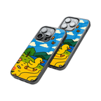 Protective Glass Back Phone Case Compatible with iPhone, Samsung, OnePlus, Pixel & More