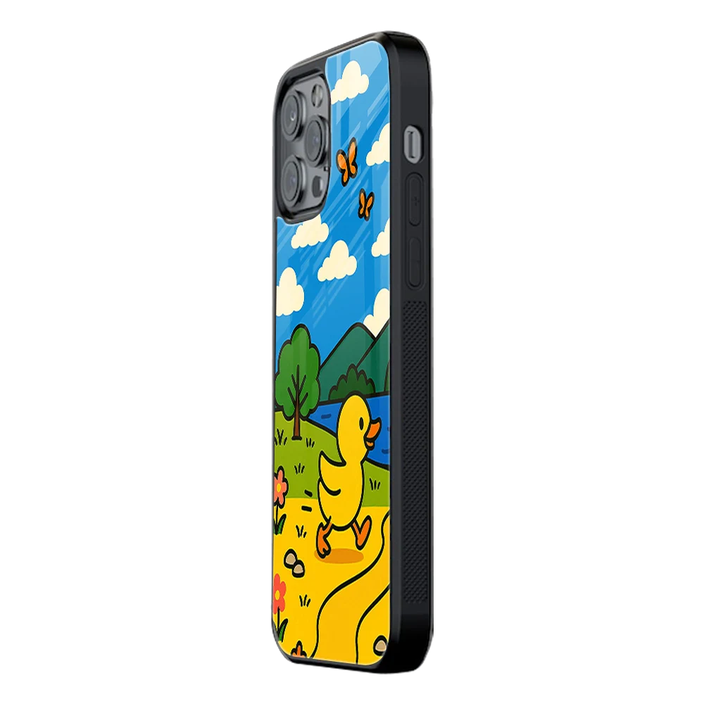 Slim Glass Back Phone Case for Multiple Brands iPhone, Samsung, Redmi, OnePlus, Oppo, Vivo