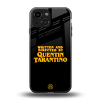 quentin tarantino back phone cover | glass case for iphone 13 mini