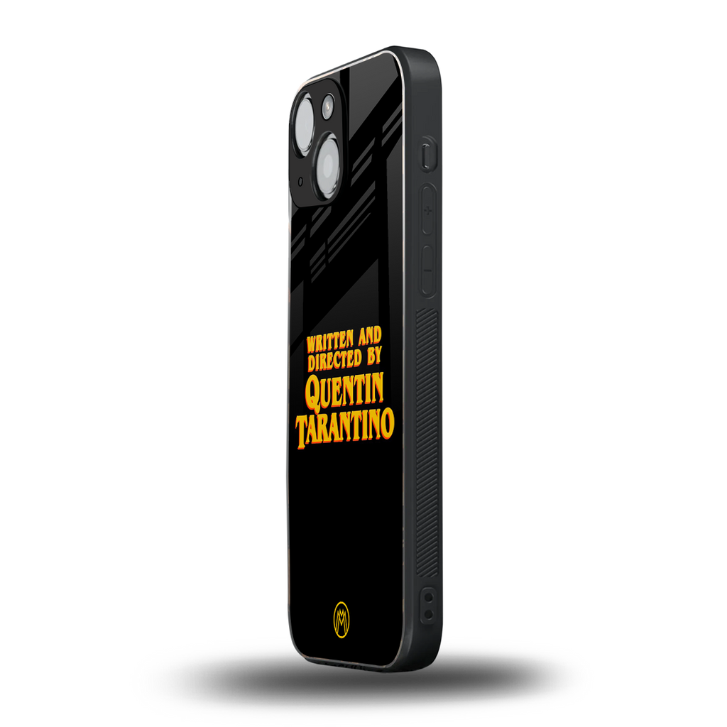 quentin tarantino back phone cover | glass case for iphone 13 mini