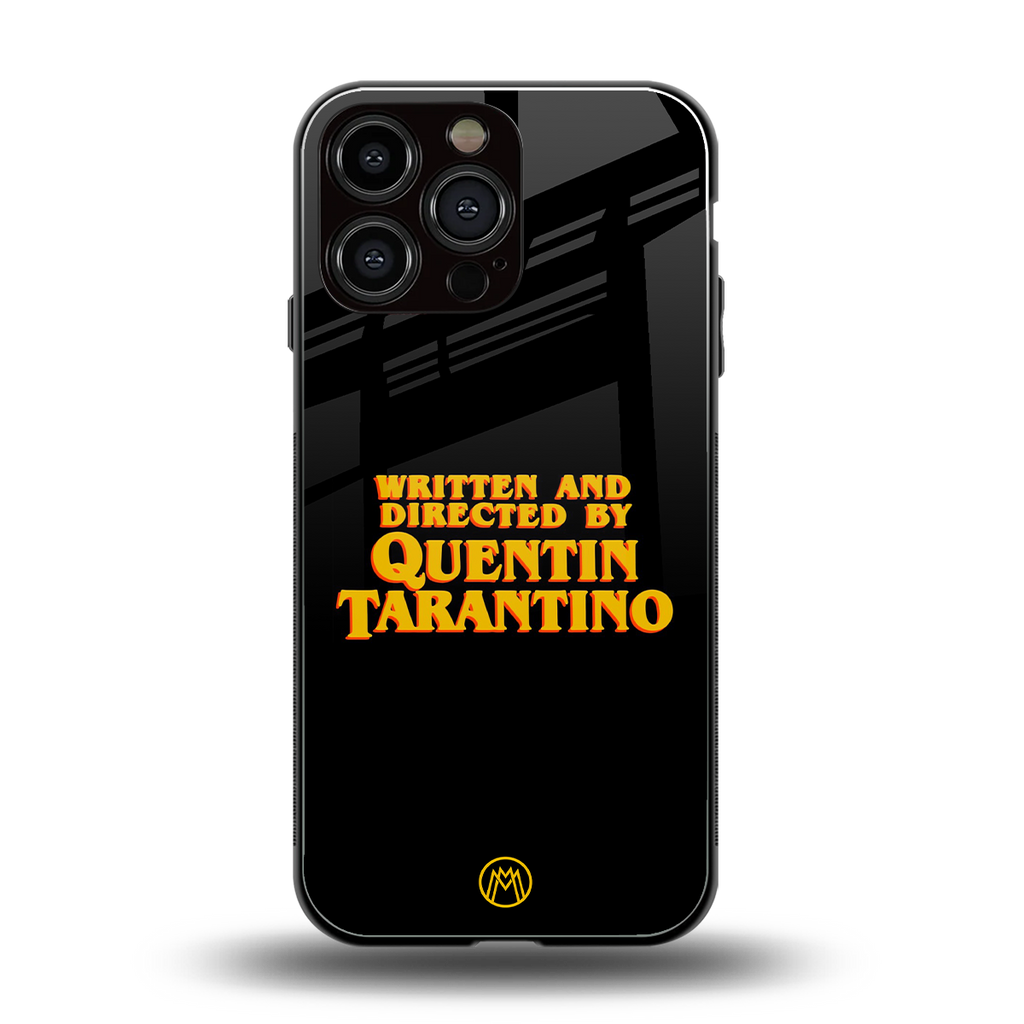 quentin tarantino back phone cover | glass case for iphone 13 pro max