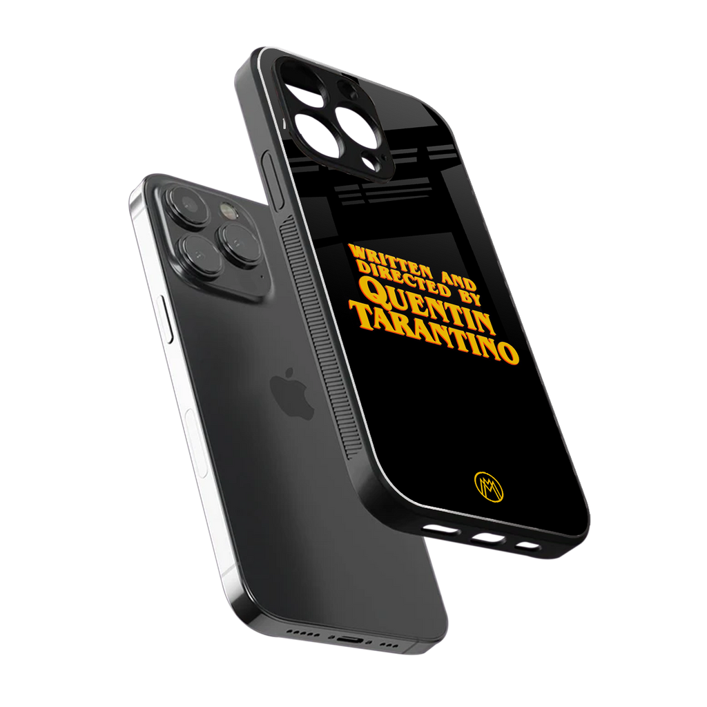 quentin tarantino back phone cover | glass case for iphone 13 pro max
