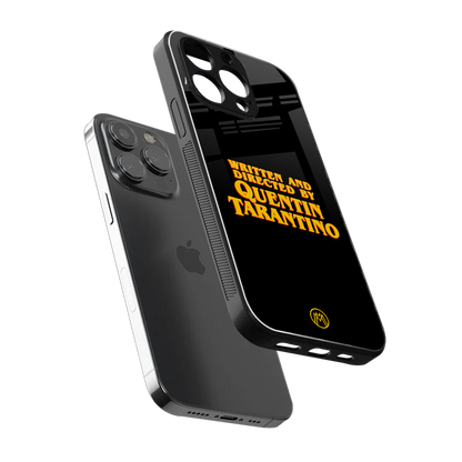 quentin tarantino back phone cover | glass case for iphone 13 pro max