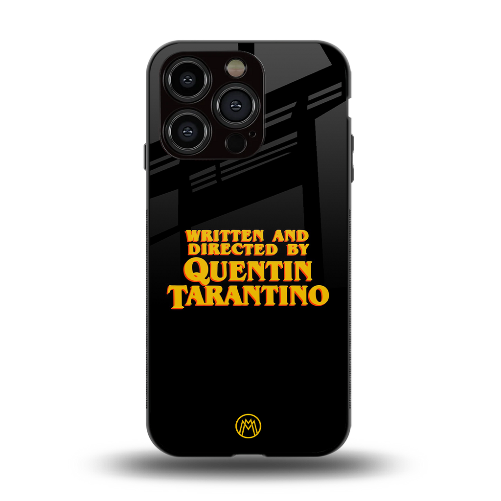 quentin tarantino back phone cover | glass case for iphone 13 pro
