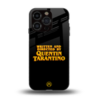 quentin tarantino back phone cover | glass case for iphone 13 pro