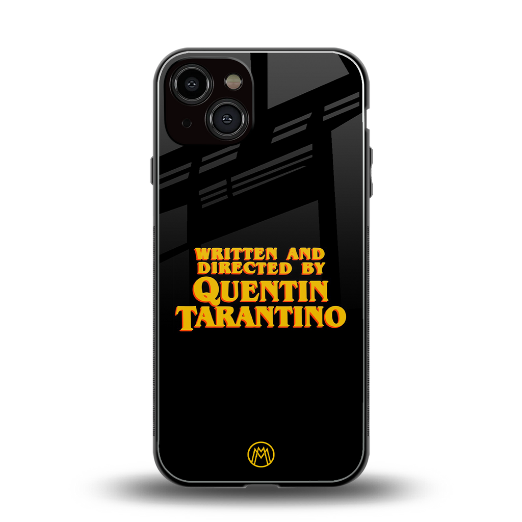 quentin tarantino back phone cover | glass case for iphone 13
