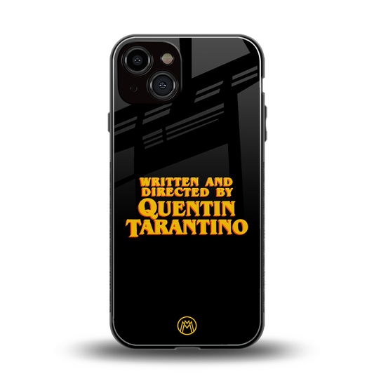 quentin tarantino back phone cover | glass case for iphone 13