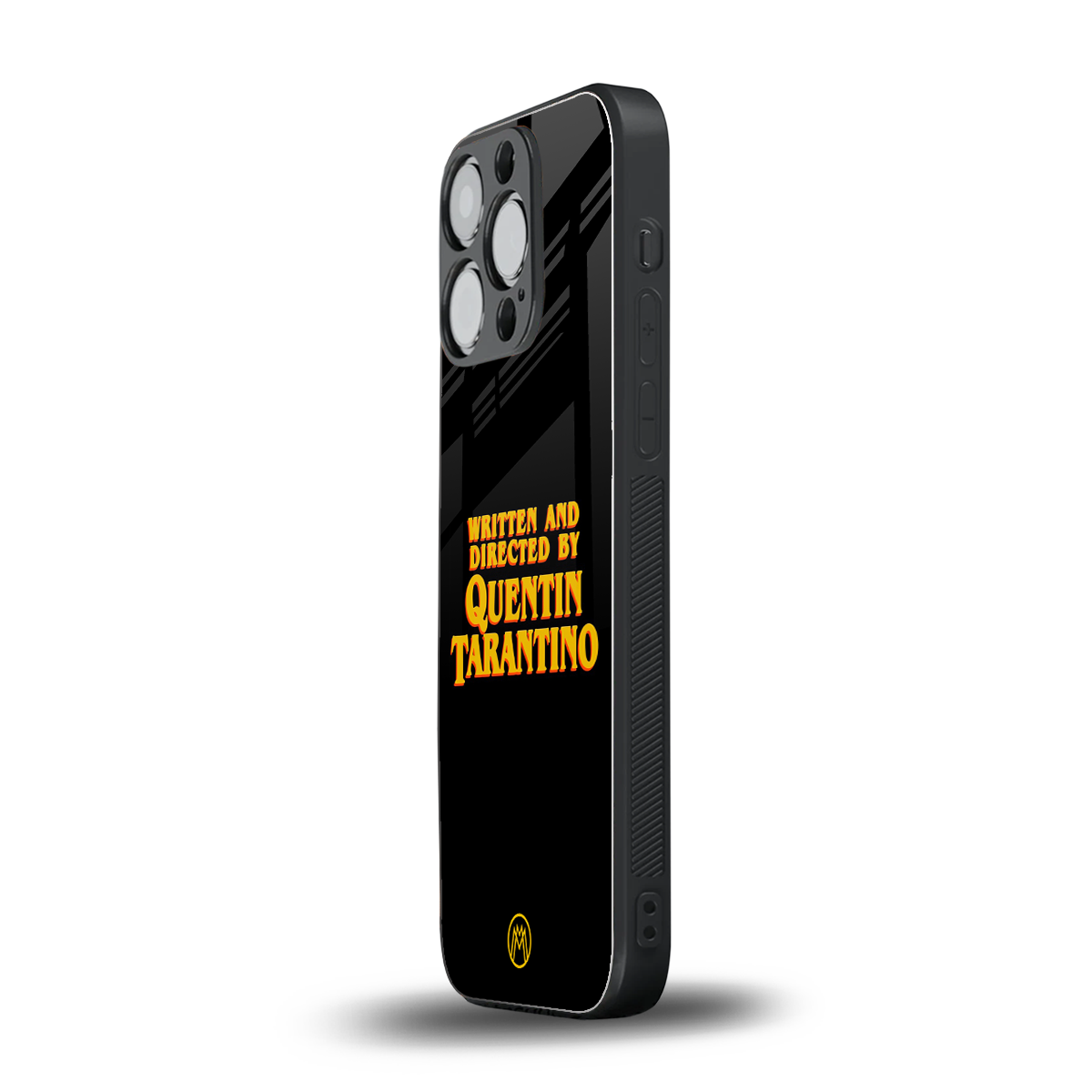 quentin tarantino back phone cover | glass case for iphone 14 pro