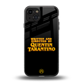 quentin tarantino back phone cover | glass case for iphone 15