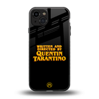 quentin tarantino back phone cover | glass case for iphone 15