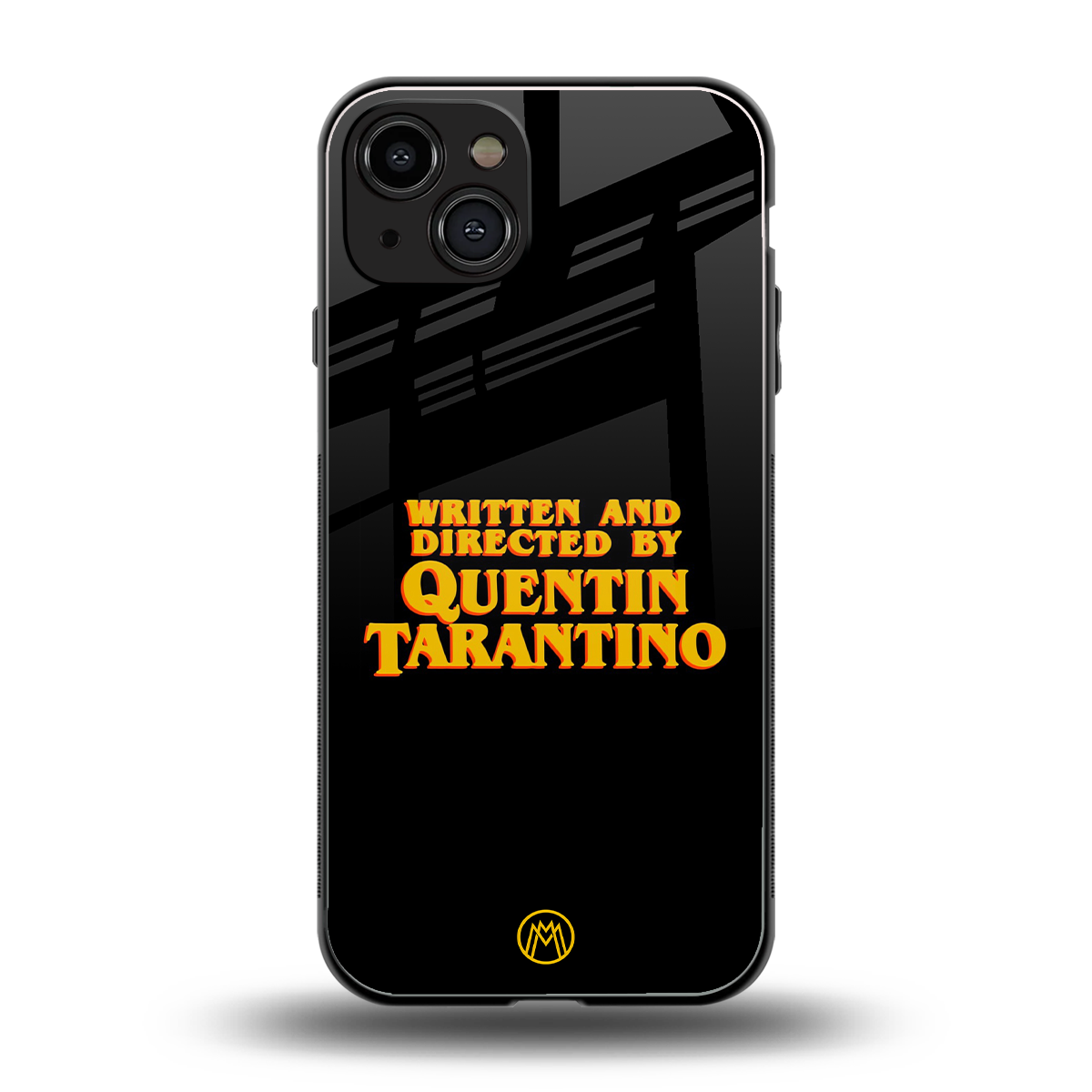 quentin tarantino back phone cover | glass case for iphone 15