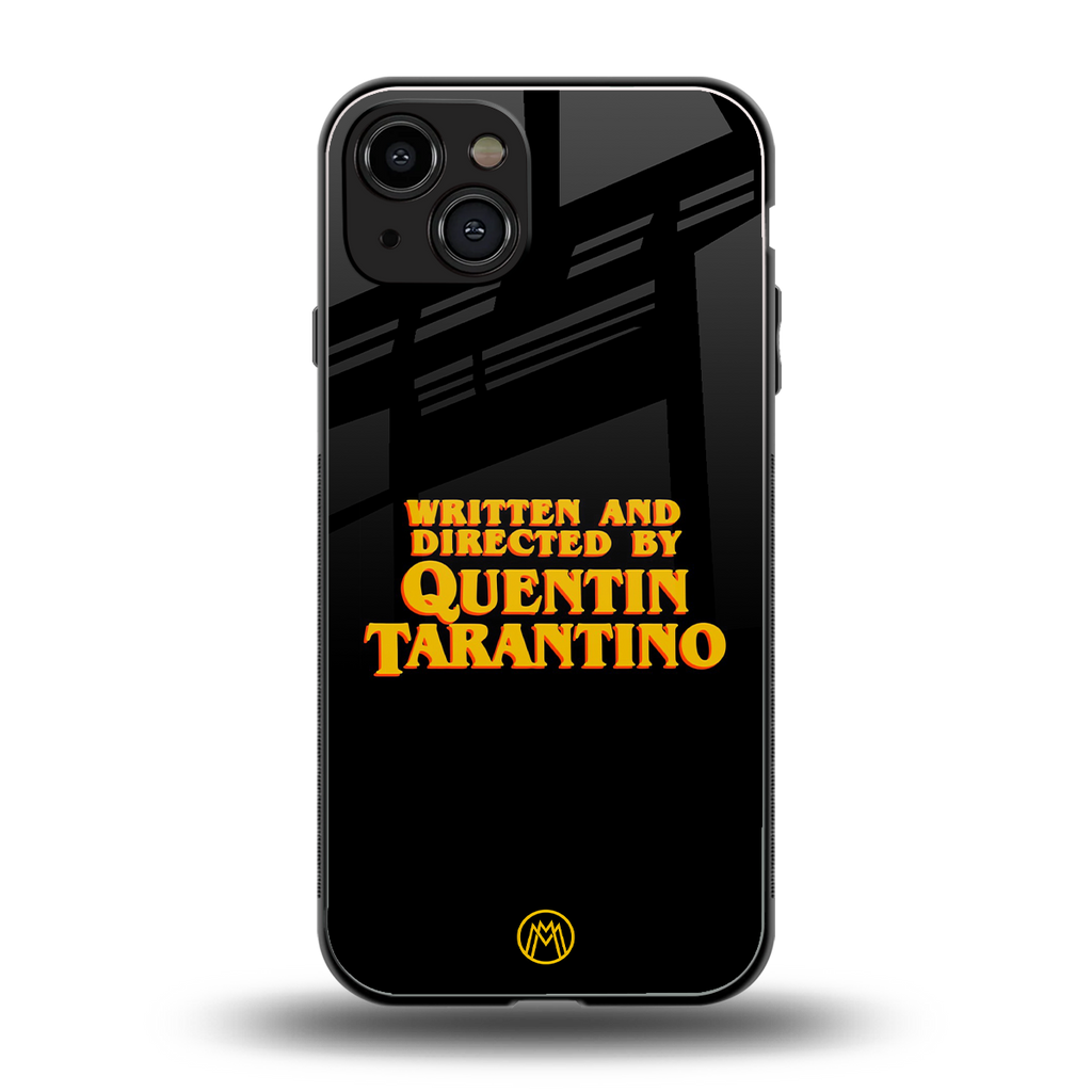 quentin tarantino back phone cover | glass case for iphone 14