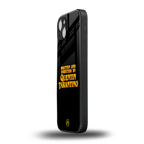 quentin tarantino back phone cover | glass case for iphone 14
