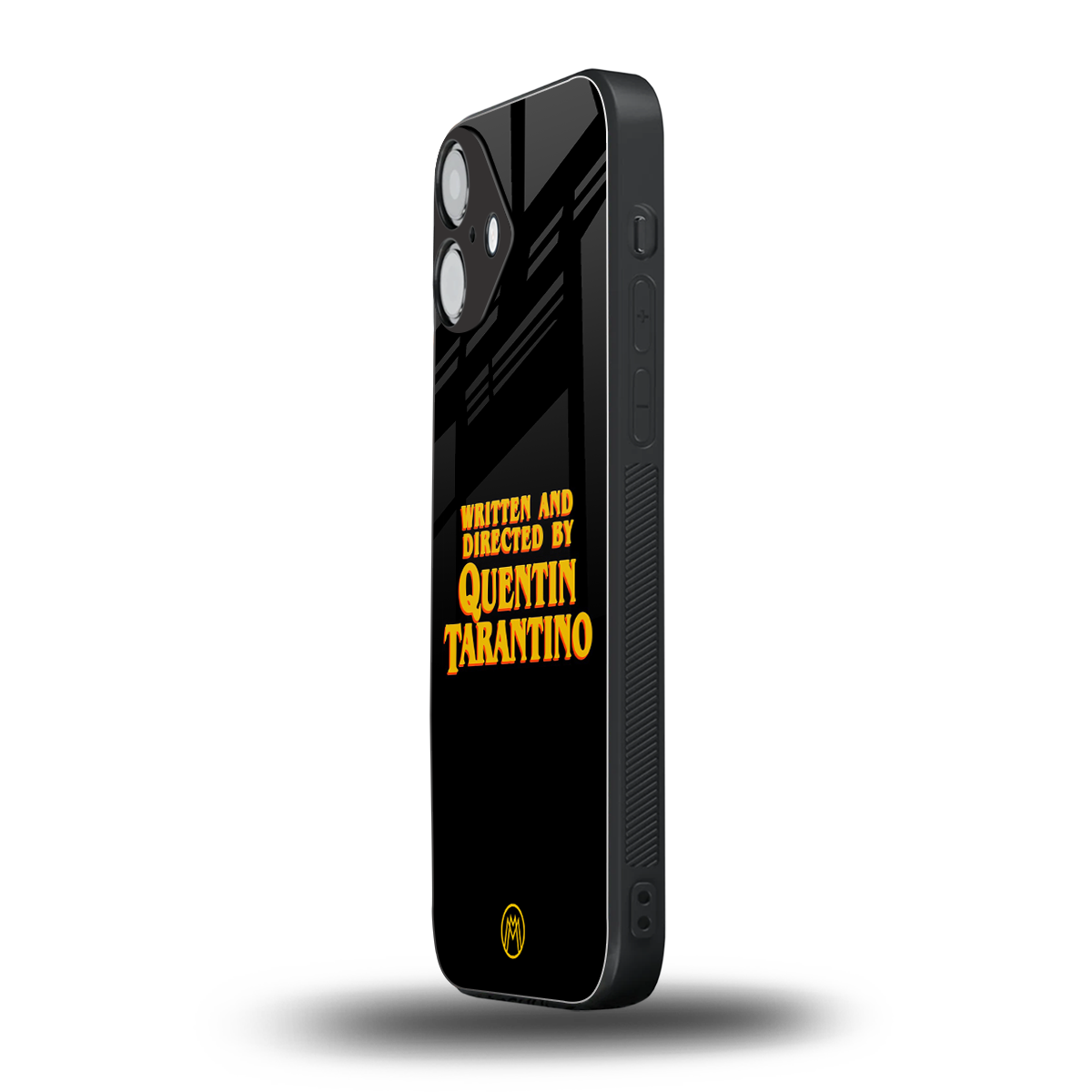 quentin tarantino back phone cover | glass case for iphone 16 plus