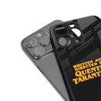 quentin tarantino back phone cover | glass case for iphone 13