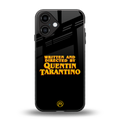 quentin tarantino back phone cover | glass case for iphone 16