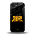 quentin tarantino back phone cover | glass case for iphone 16e