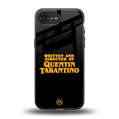 quentin tarantino back phone cover | glass case for iphone 16e